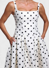 Livette - Polka Dot Midi Dress