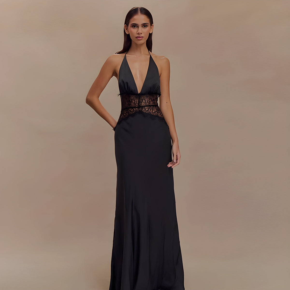 Livette - Satin Maxi Dress