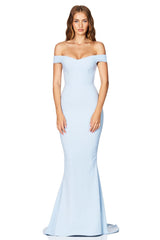 Nookie Allure Gown - Dusty Blue
