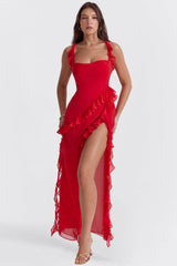 Livette - Ruffle Maxi Dress