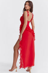 Livette - Ruffle Maxi Dress
