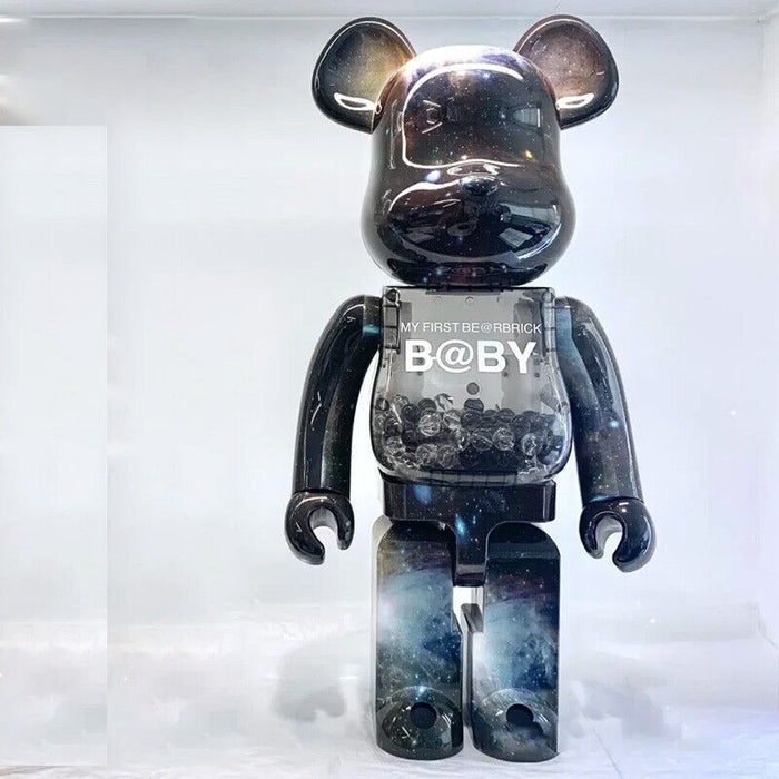 BE@RBRICK 400% Violent Bear Display: Building Block Bear/Ocean Figure Doll Gift - DM for Style