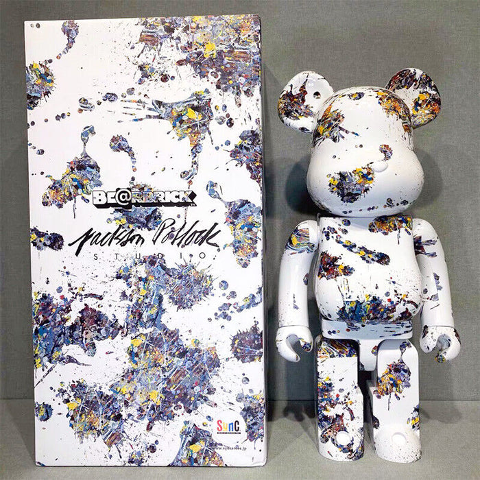 BE@RBRICK 400% Violent Bear Display: Building Block Bear/Ocean Figure Doll Gift - DM for Style