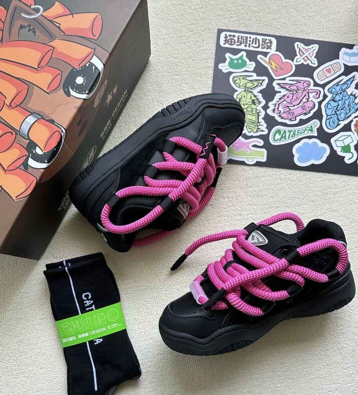 Cat &Couch’s Dirty Braid Loafers/Original Retro Urban Skateboard Sneakers Shoes - Size avaliable 35~45