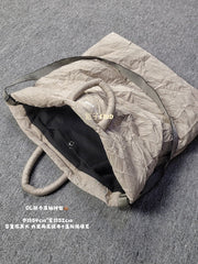 Custom 23AW OurLegacy Vintage Crumpled Pillow Crossbody Bag - Casual Street Vibe - Order with colors/Style