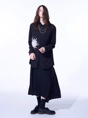 Donclickin Yohji Yamamoto Floral Print ’Queen of the Night’ Shirt Long Sleeve