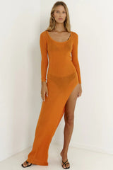 Ember Maxi Dress - Orange