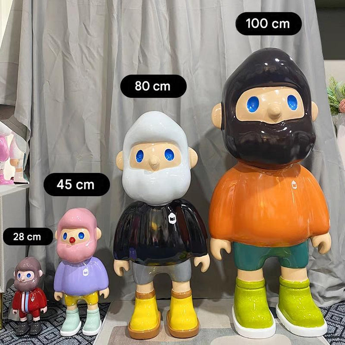 Farmer Bob Boyfriend Floor Display Cartoon Figurine/ Gift / Home Decor Piggy Bank - Dm for Style