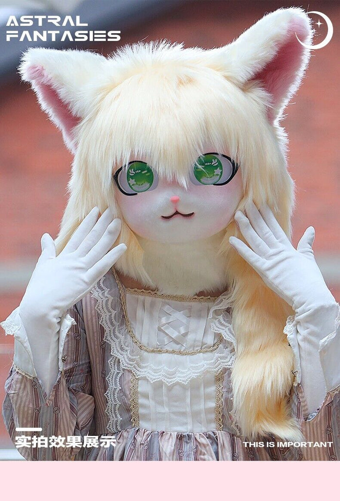 Furry Kigurumi Anime Cosplay Pre-Design Kigurumi Animal Headpiece Lolita Costume - Order with colors