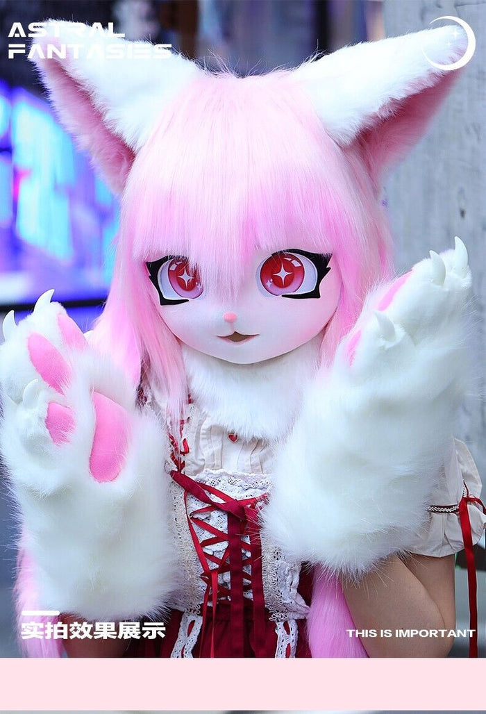 Furry Kigurumi Anime Cosplay Pre-Design Kigurumi Animal Headpiece Lolita Costume - Order with colors