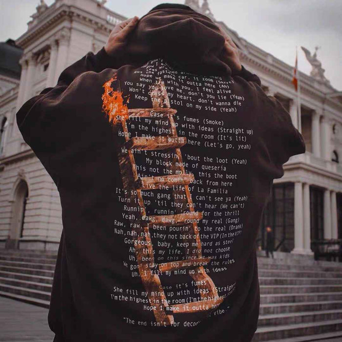 FW20 Travis Scott McDonald’s Hoodie - Apple Pie High Street Foam Print