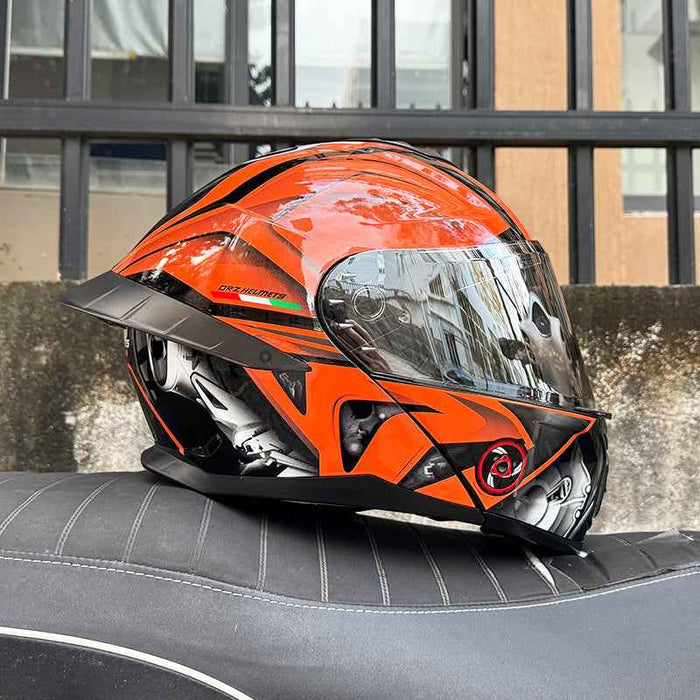 Ice Age 3C DOT Approve Full Face Dual Visors Unisex Bluetooth Motorcycle Helmet