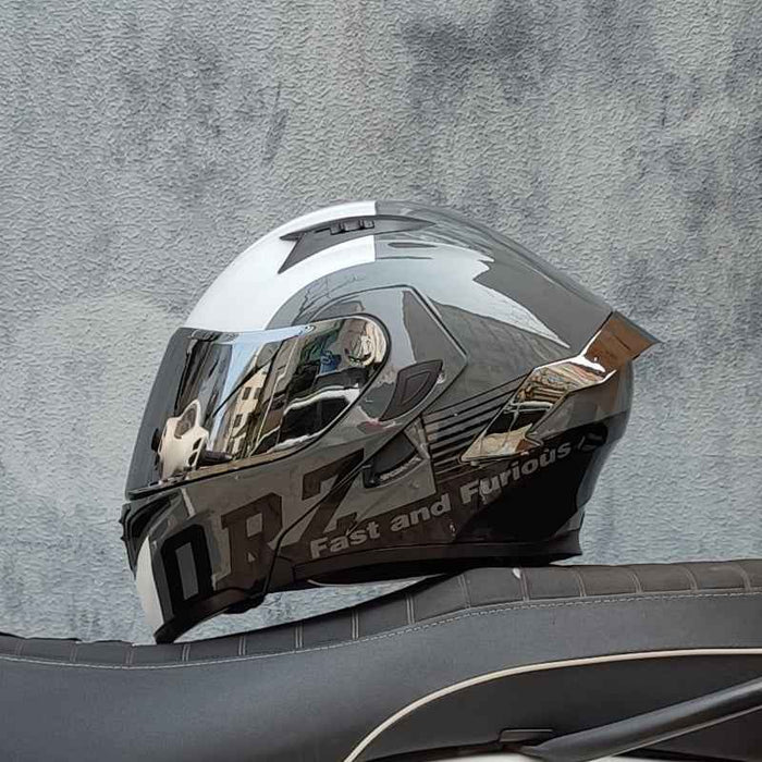 Ice Age 3C DOT Approve Full Face Dual Visors Unisex Bluetooth Motorcycle Helmet