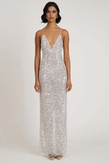 Mevia Gown - Silver