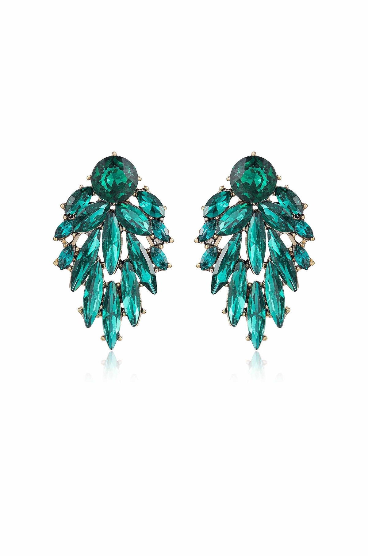 Cry Me A River Earrings - Emerald