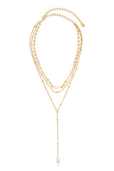 Forever Falling Pearl Lariat