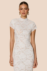 Nookie Alessia Midi Dress - Ivory