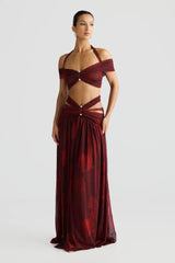 Ella Crop - Marble Print