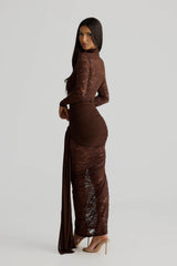 Celeste Skirt - Espresso Brown