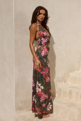 Halston Halter Maxi Dress - Catarina Black