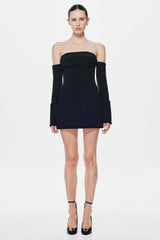 Misha Riptide Mini Dress - Black