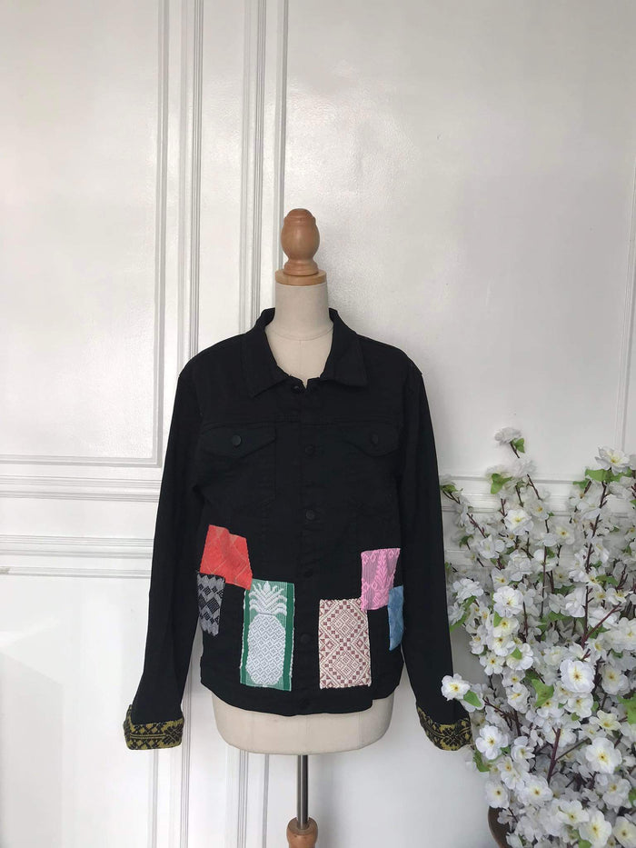 (l) - Denim Patch Jacket