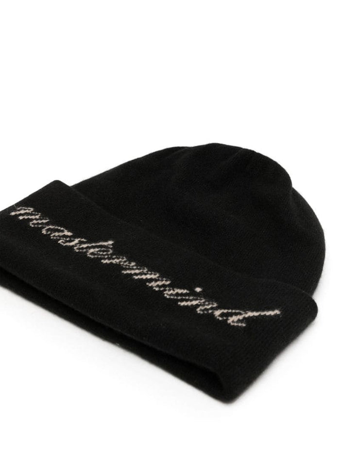 MASTERMIND Skull-Embroidered Wool Knit Beanie – Unisex Warm Slouchy Hat Couples