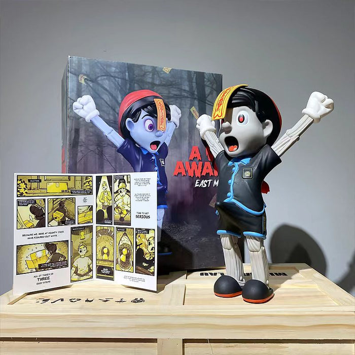 Mighty jaxx first kiss Wood Boy Art Toy - Valentine's Day Limited Edition Figure