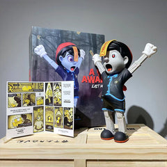 Mighty jaxx first kiss Wood Boy Art Toy - Valentine's Day Limited Edition Figure