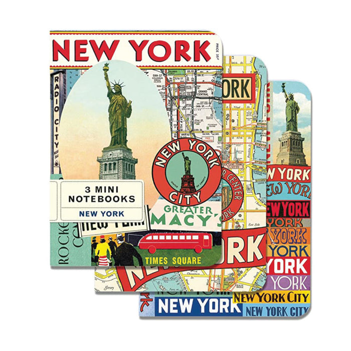 New York City Mini Notebooks Set - The New York Public Library Shop