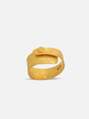 ORE DUNE Nomos Ring – altın, ön görünüm