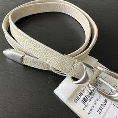 Our Legacy Vintage Commute Belt Calfskin Leather Metal Buckle