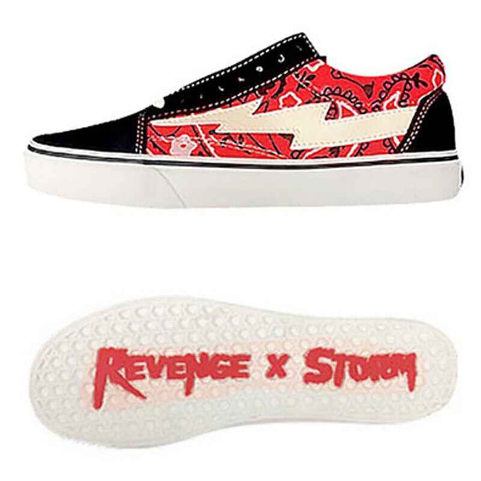 Revenge x Storm Lightning Skateboard Shoes Low-Top Canvas Shoes / Vengeful Storm - Size avaliable 35~45