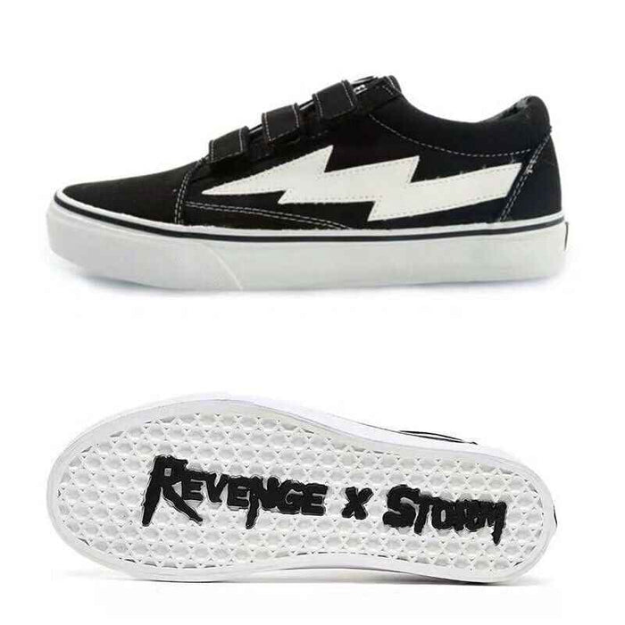Revenge x Storm Lightning Skateboard Shoes Low-Top Canvas Shoes / Vengeful Storm - Size avaliable 35~45