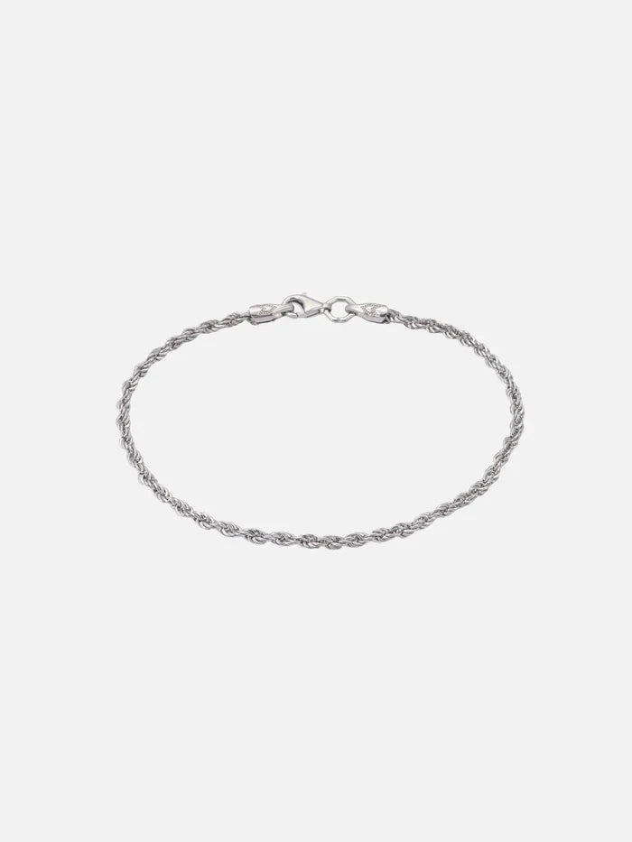 ATOLYEWOLF Rope Chain Bracelet in Silver - Kategorize edilmemiş BİLEKLİK