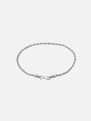 ATOLYEWOLF Rope Chain Bracelet in Silver - Kategorize edilmemiş BİLEKLİK