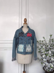 (s) - Denim Patch Jacket