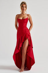 Livette - Red Midi Dress
