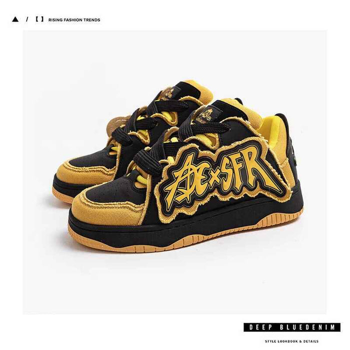 Shadow Blaze/ Fangshao Unisex Platform Couple’s Sneakers Shoes Streetwear Vibe