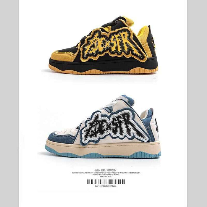 Shadow Blaze/ Fangshao Unisex Platform Couple’s Sneakers Shoes Streetwear Vibe