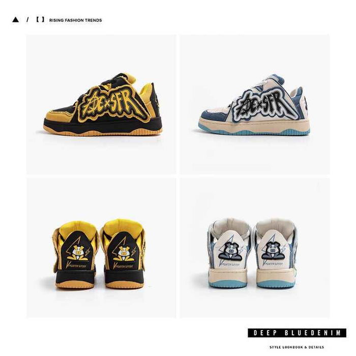 Shadow Blaze/ Fangshao Unisex Platform Couple’s Sneakers Shoes Streetwear Vibe