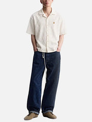 SEVDRUS Sundown Linen Shirt – krem rengi, ön görünüm