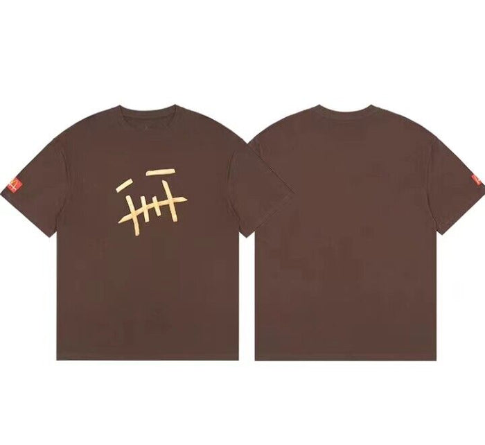 Travis Scott Short Sleeve T-Shirt X McDonald’s High Street Loose Printed Tee