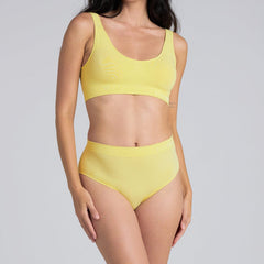 Women's SmoothFit Full Brief - Capri Yellow - Bamboo Underwear